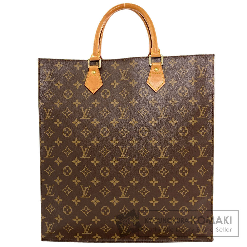 Louis Vuitton Sac Plat Tote Bag Monogram Canvas